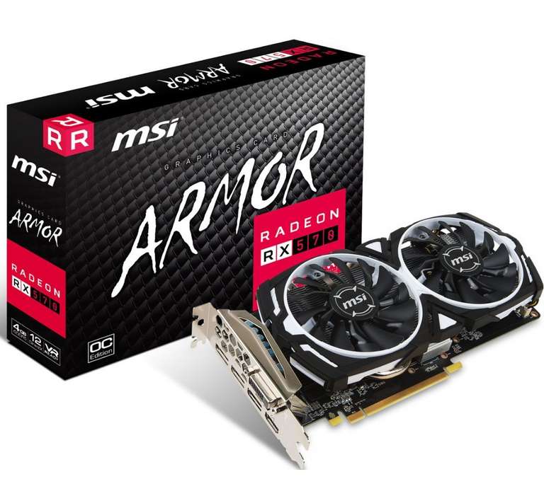 Видеокарта MSI Radeon RX 570 ARMOR OC 4GB
