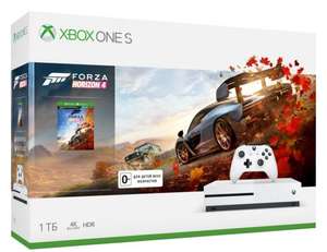 Игровая приставка Xbox One S 1 ТБ, White + Forza Horizon 4