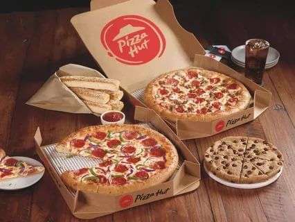 3 пиццы (23см) — 658₽ Pizza Hut