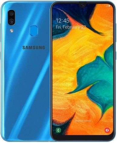 Смартфон Samsung A305 Galaxy A30 3/32Gb Blue