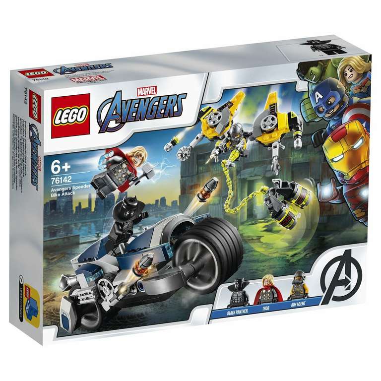 Конструктор LEGO Marvel Super Heroes 76142 Мстители: Атака на спортбайке