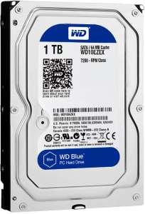 1 ТБ Внутренний жесткий диск WD Blue (WD10EZEX)