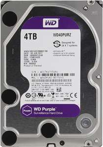 4 ТБ Внутренний жесткий диск WD Purple (WD40PURZ)