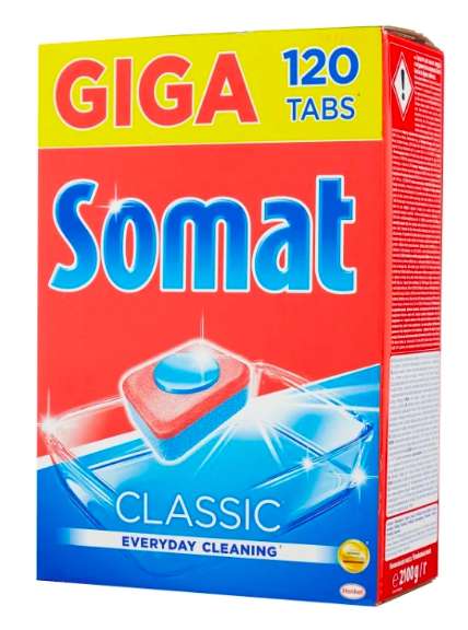 Somat Classic таблетки для посудомоечной машины 120 шт.