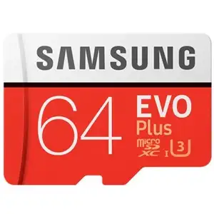 Оригинальная microSD карта Samsung EVO Plus UHS-3 64GB за $11.80