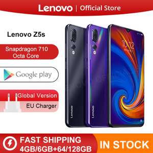 Lenovo Z5s смартфон восьмиядерный. ОЗУ 6 ГБ, ПЗУ 128 ГБ, 6,3 AI