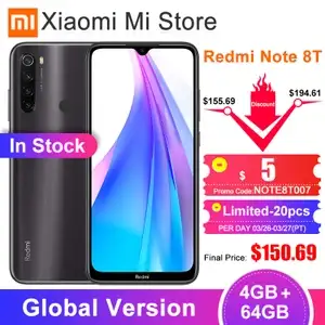 Смартфон Redmi Note 8T 6/64gb/NFC Global