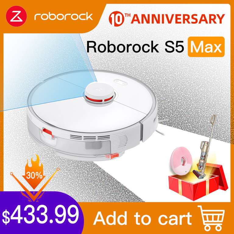 Робот-пылесос Roborock S5 Max за $425.24