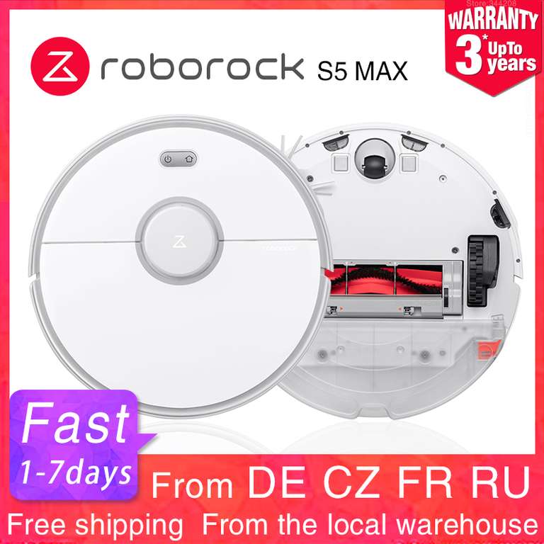 Робот-пылесос Roborock S5 Max с доставкой из РФ за 365$