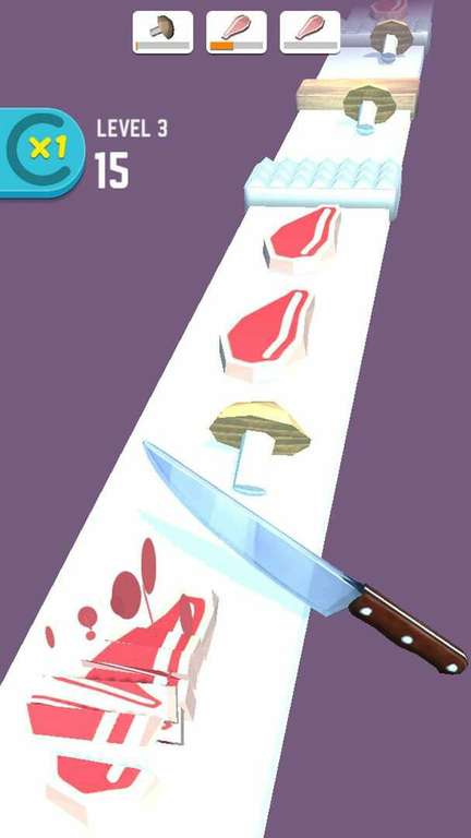 [Android] Food Cutter 3d