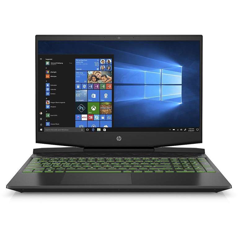 Ноутбук 15.6" HP Pavilion Gaming 15-ec0044ur черный (IPS, FHD, Ryzen 5 3550H, GTX 1650, 8gb, 256 NVMe SSD)
