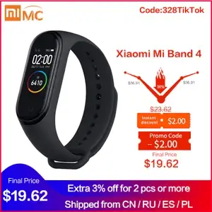 Xiaomi Mi Band 4 за 19.62$