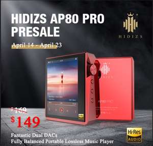 Карманный аудиоплеер Hidizs AP80 Pro