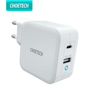 CHOETECH GaN 65W PD — USB A + Type-C