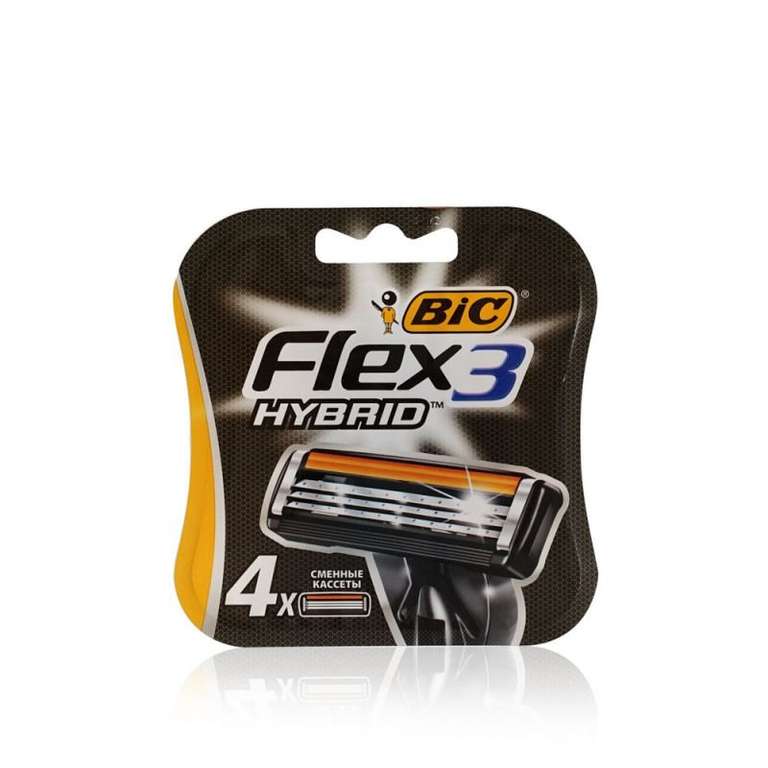 Сменные кассеты Flex 3 Hybrid 4шт. BIC