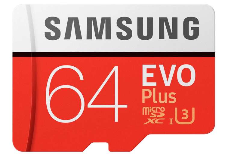 Samsung MicroSD 64GB Class 10 Evo Plus U1 U3 (R/W 100/60 MB/s) + SD адаптер