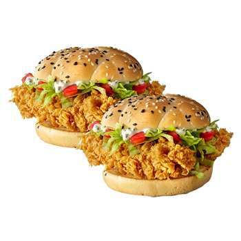 [22.04] Два Шефбургера Джуниор по цене одного в KFC (самовывоз на авто)