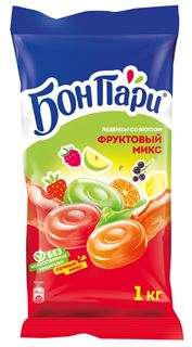 Леденцы Бон-Пари Ассорти фруктовые - 1кг.