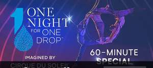 [01.05] Бесплатное представление цирка du Soleil с шоу One Night for One Drop