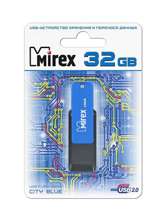 USB flash накопитель MIREX CITY, 32 ГБ