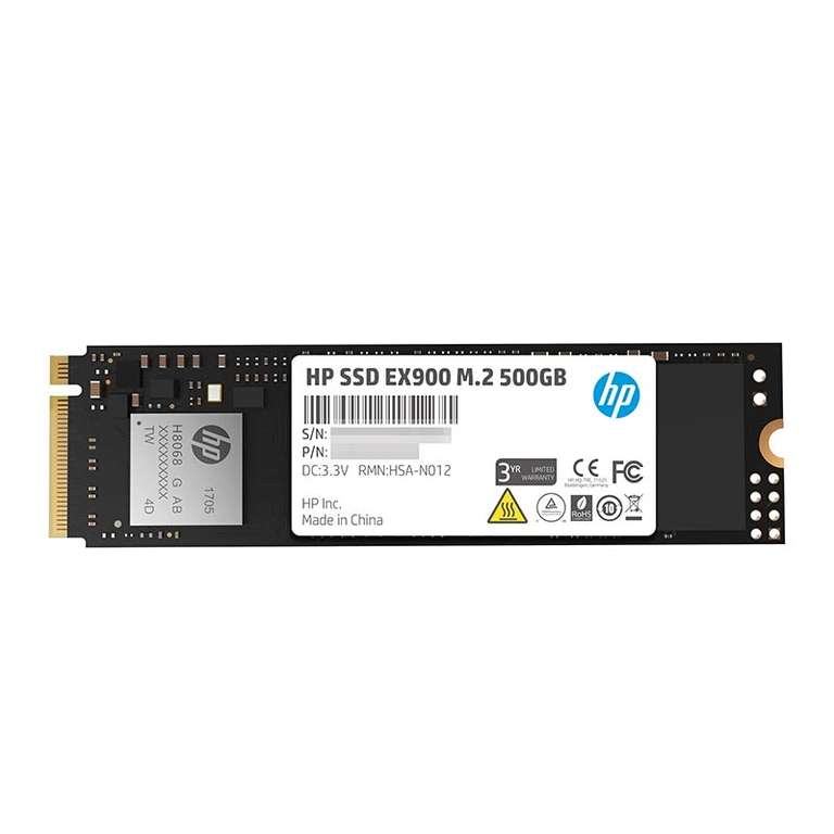 SSD NVMe HP ex900 500 Гб за $84.2