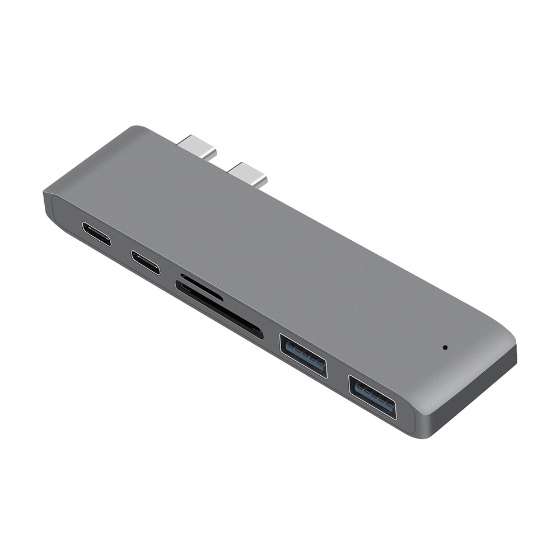 Зарядка-хаб TC601H (Type-C, USB3.0, TF, SD Card) за 10.48$