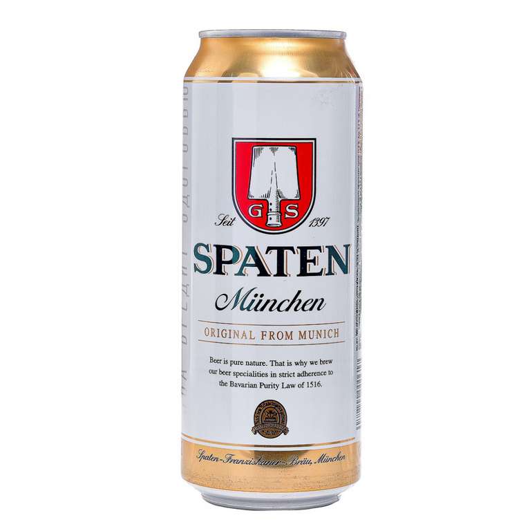 [не везде] Пиво SPATEN Мюнхен Хелл ж/б 0,5