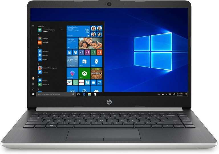 Ноутбук HP 14-dk0036ur (14", IPS, Ryzen 3 3200U, 4Гб, 256Гб SSD, Radeon Vega 3, Win 10)