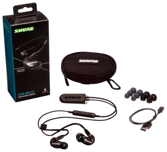 Беспроводные наушники Shure SE215 Wireless (BT2) black