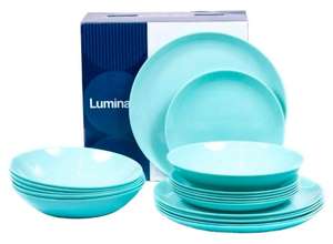 Столовый сервиз Luminarc Diwali Light Turquoise 18 предметов Р2963 голубой