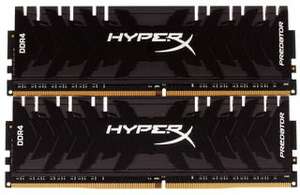 Комплект модулей оперативной памяти Kingston Predator HyperX DDR4 DIMM 16GB (2х8GB) 3200МГц (HX432C16PB3K2/16)
