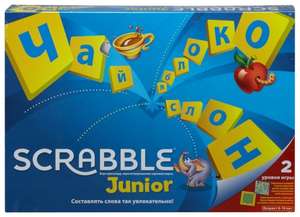 Настольная игра Mattel Scrabble Джуниор Y9736