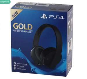 Наушники для игровой приставки Sony Playstation 4 Gold Wireless Headset CUHYA-0080
