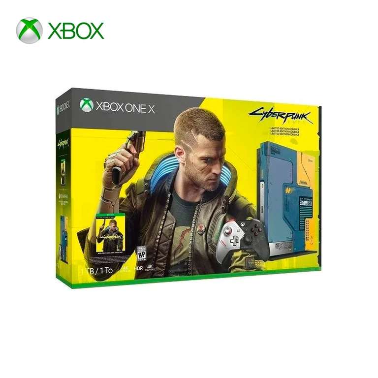 Консоль Xbox One X ограниченной серии и игра Cyberpunk 2077 (1 ТБ)