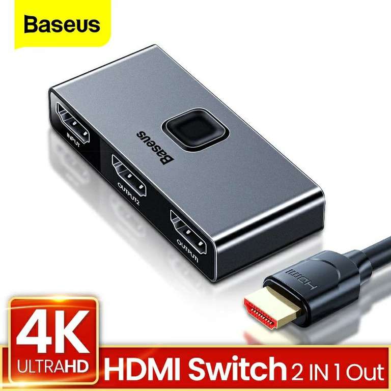 HDMI сплиттер Baseus 4K 60Hz HDMI