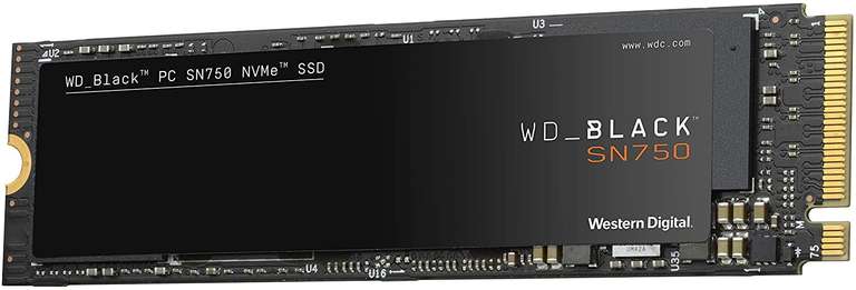 WD Black SN750 500GB NVMe Gaming - Gen3 PCIe, M.2 2280, 3D NAND
