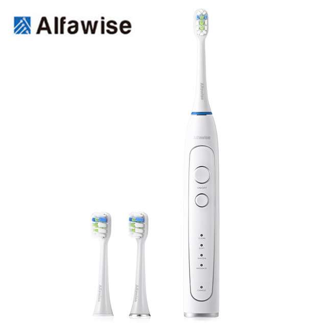 Электрическая зубная щетка Alfawise RST2056 с 3 насадками за 15.99$
