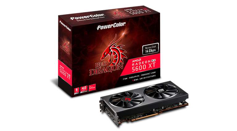 Видеокарта Powercolor AMD Radeon RX 5600XT Red Dragon