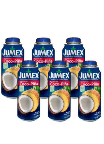 Кокосово-ананасовый нектар JUMEX 6 шт по 473 мл, ж/б