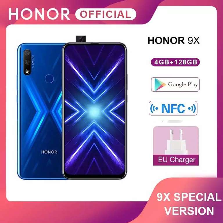 Honor 9X 4/128 ( NFC, 710,) + Honor band 5
