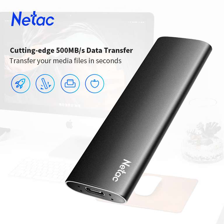 Netac внешний SSD накопитель на 250ГБ в формате M.2