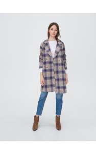 Женское пальто с шерстью Sinsay (размеры XS-XL)