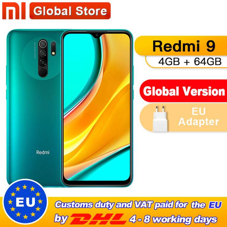 Redmi 9 4/64 Global Version (с добивкой и купоном AliExpress 1200/10000)