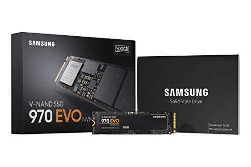 Samsung 970 EVO 500GB - NVMe PCIe M.2 2280 SSD (MZ-V7E500BW) за 116,99$ от сайта Amazon