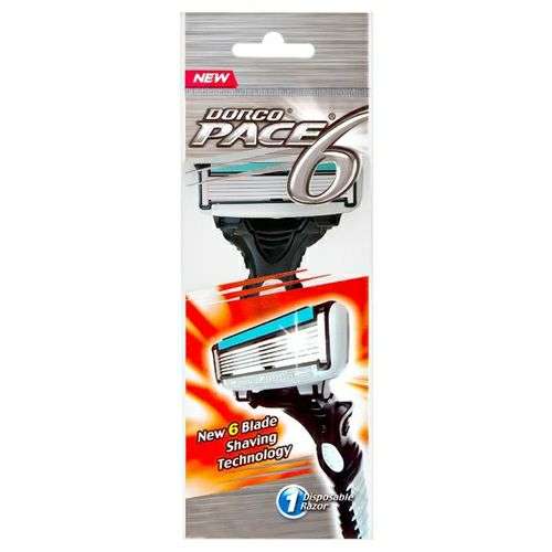 Dorco Pace 6 Blade Disposable Razor (станок для бритья)