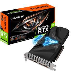 Видеокарта Gigabyte GeForce RTX 2080 SUPER Gaming OC Waterforce WB 8GB, GV-N208S 1860MHz