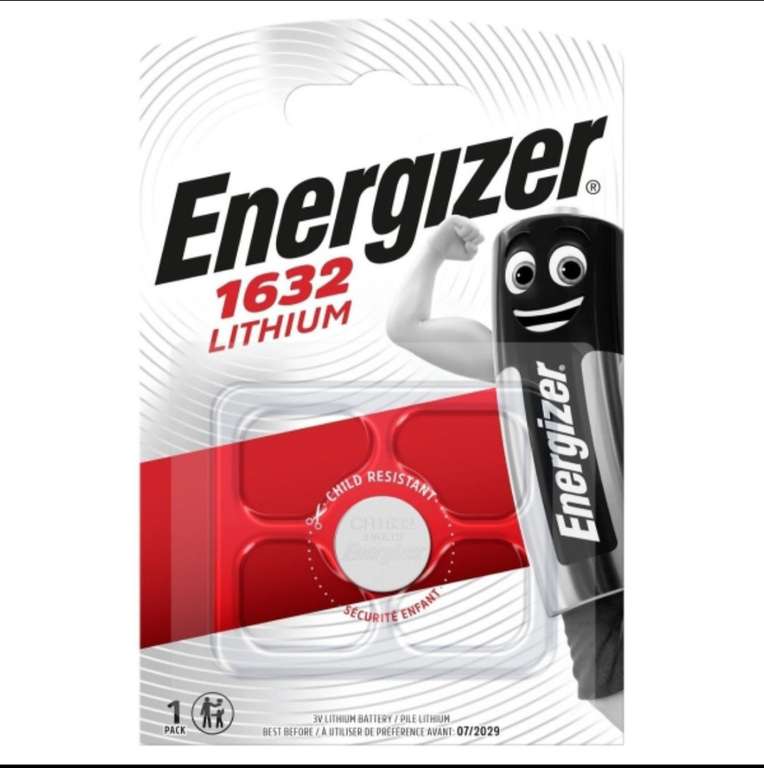 Батарея Energizer CR1632 3V Lithium