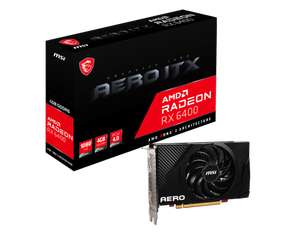 Видеокарта MSI AMD Radeon RX 6400 AERO ITX (RX 6400 AERO ITX 4G) (47% спасибо возрата, 6507с)