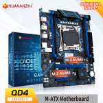 Материнская плата HUANANZHI X99 QD4 X99 Intel XEON E5 LGA2011-3