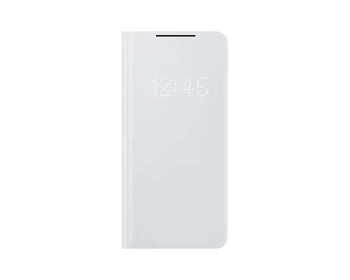Чехол-книжка Samsung Galaxy S21 Smart LED. Белый и розовый!